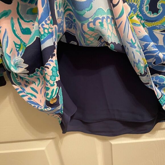 NWT Lilly Pulitzer Florin Sirens & Spirits Top Sz XXS - Picture 4 of 10